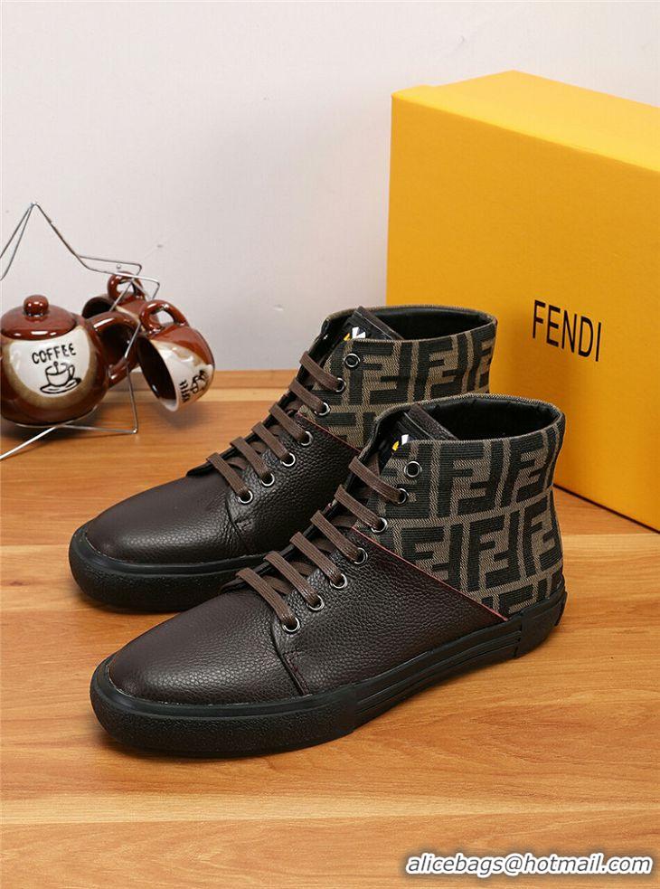 Discount Fendi High Tops Casual Shoes For Men #731098