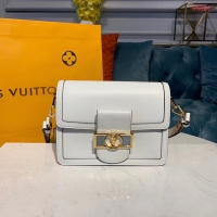 Buy New Cheap Louis vuitton original DAUPHINE MM M55735 white