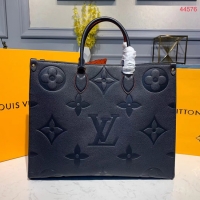 New Design Louis Vuitton Original Leather ONTHEGO M44576 Dark Blue