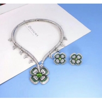 Elegant Bvlgari Necklace Earrings A set CE4047