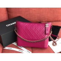 Unique Imitation Chanel gabrielle hobo bag A93824 Rose Red