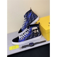 Classic Practical Fendi High Tops Casual Shoes For Men #720889