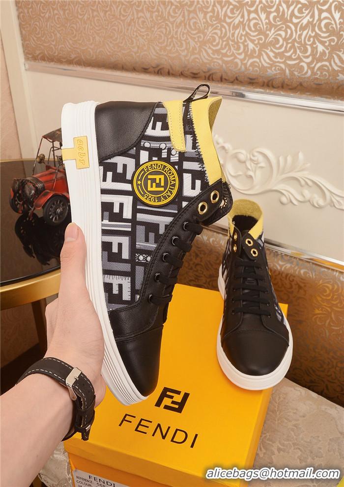 Affordable Price Fendi High Tops Casual Shoes For Men #735806