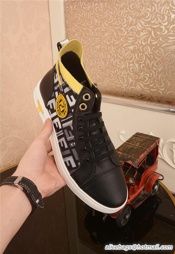 Affordable Price Fendi High Tops Casual Shoes For Men #735806