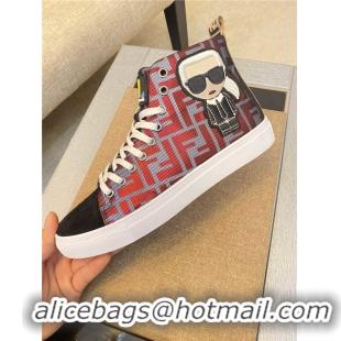 Discount Fendi High Tops Casual Shoes For Men #736610