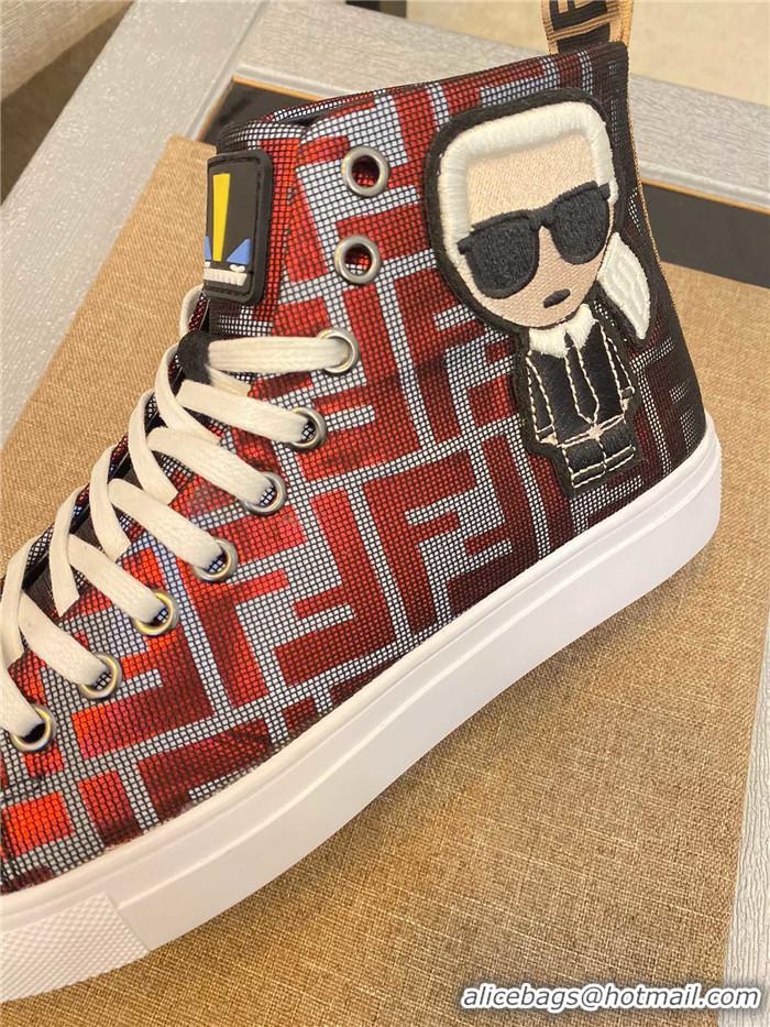 Discount Fendi High Tops Casual Shoes For Men #736610