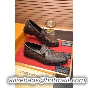 Grade Design Louis Vuitton Leather Shoes For Men #726357