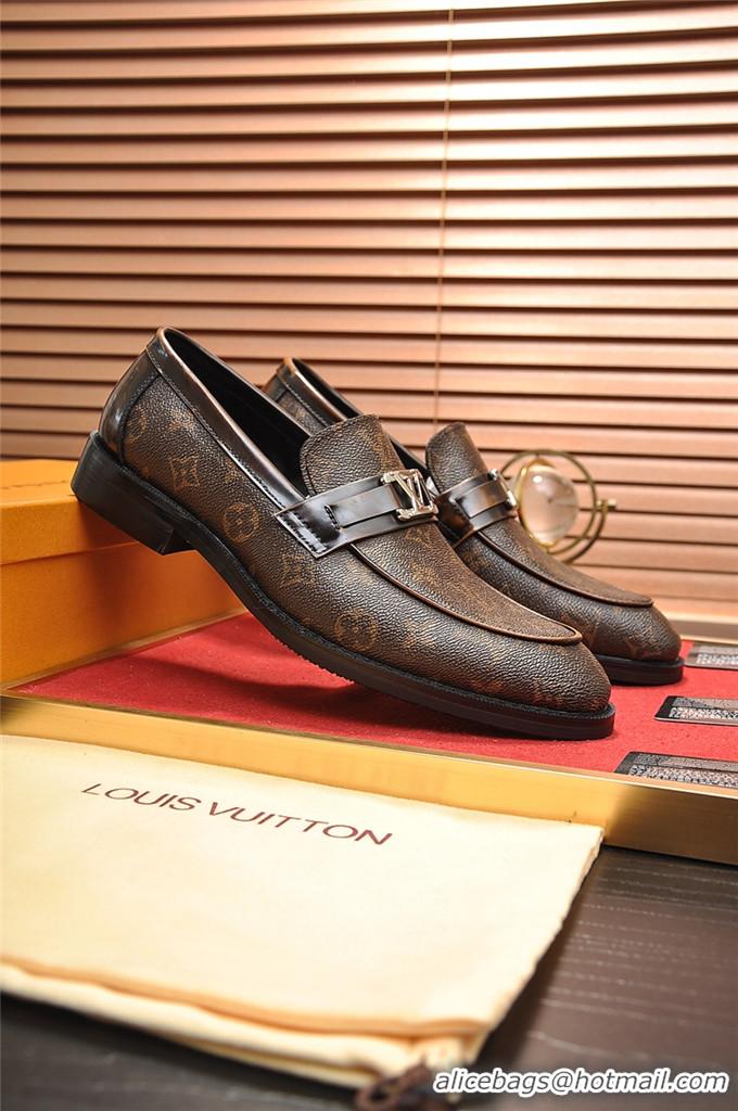 Pretty Style Louis Vuitton Leather Shoes For Men #726506