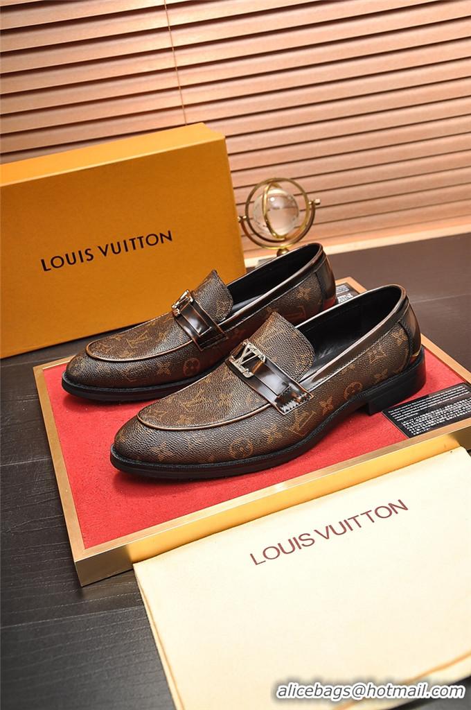 Pretty Style Louis Vuitton Leather Shoes For Men #726506