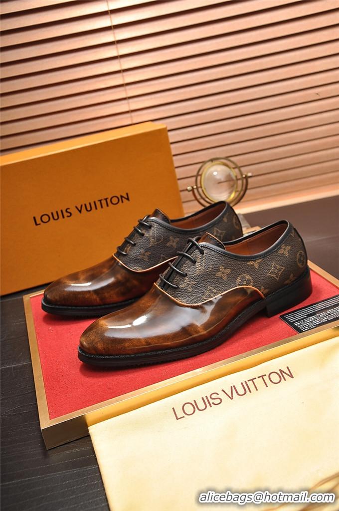 Fashion Discount Louis Vuitton Leather Shoes For Men #726508