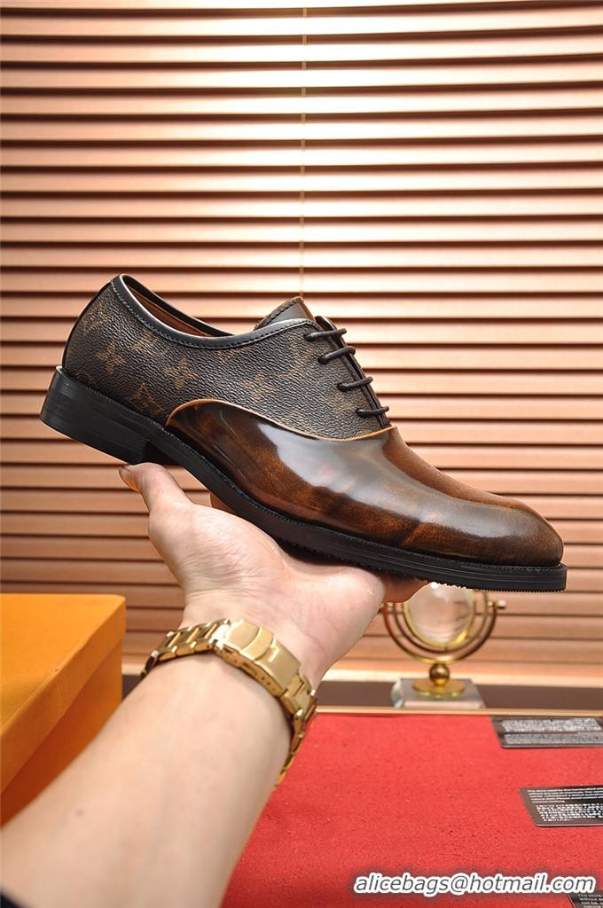 Fashion Discount Louis Vuitton Leather Shoes For Men #726508