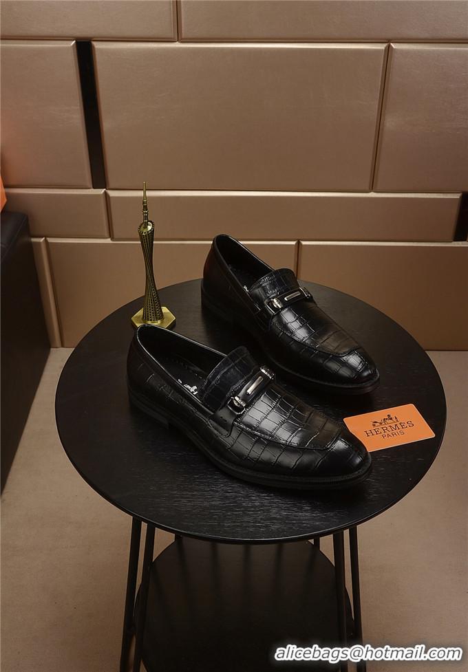 Top Design Hermes Leather Shoes For Men #711965