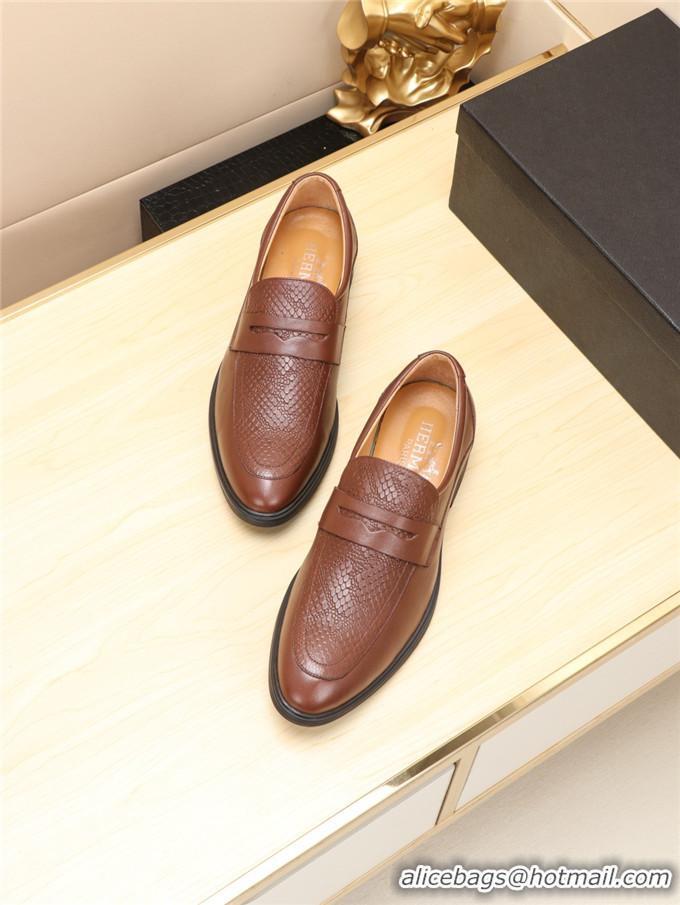 Grade Quality Hermes Leather Shoes For Men #712513