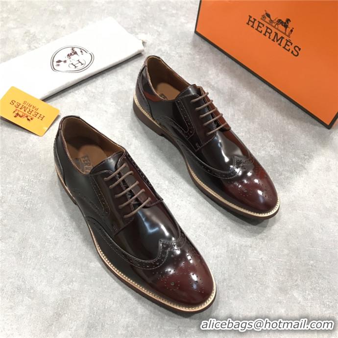 Good Product Hermes Leather Shoes For Men #717558