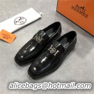 Trendy Design Hermes Leather Shoes For Men #717559