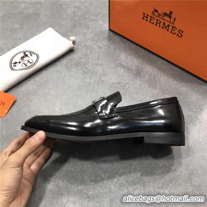 Trendy Design Hermes Leather Shoes For Men #717559