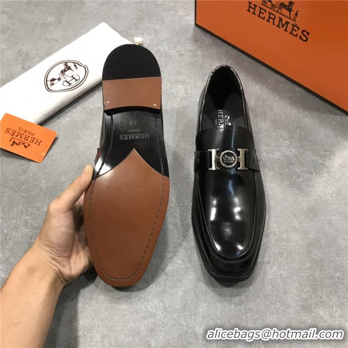 Trendy Design Hermes Leather Shoes For Men #717559