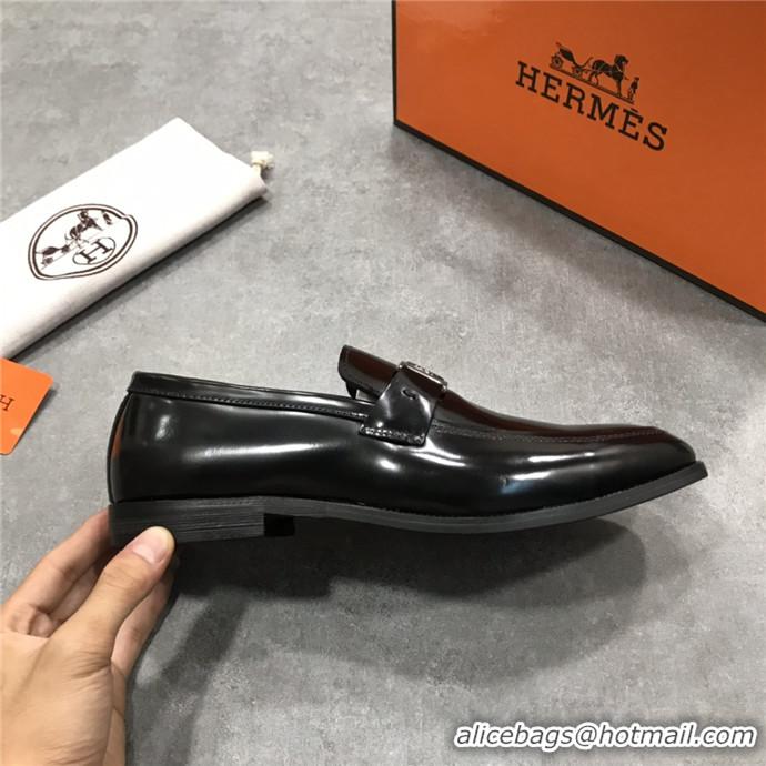 Trendy Design Hermes Leather Shoes For Men #717559