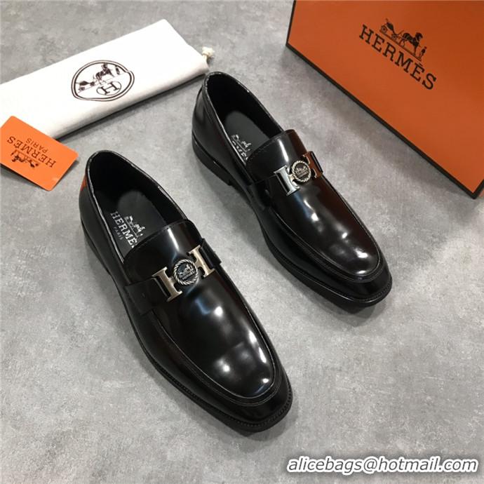 Trendy Design Hermes Leather Shoes For Men #717559