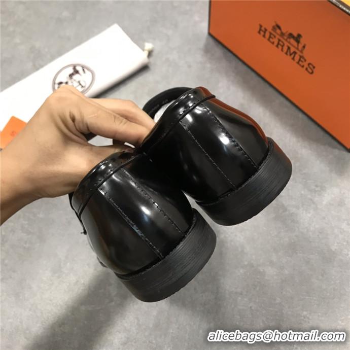 Trendy Design Hermes Leather Shoes For Men #717559