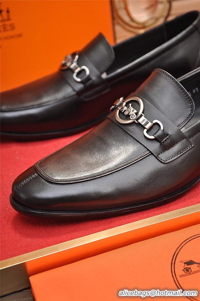 Best Price Hermes Leather Shoes For Men #717560