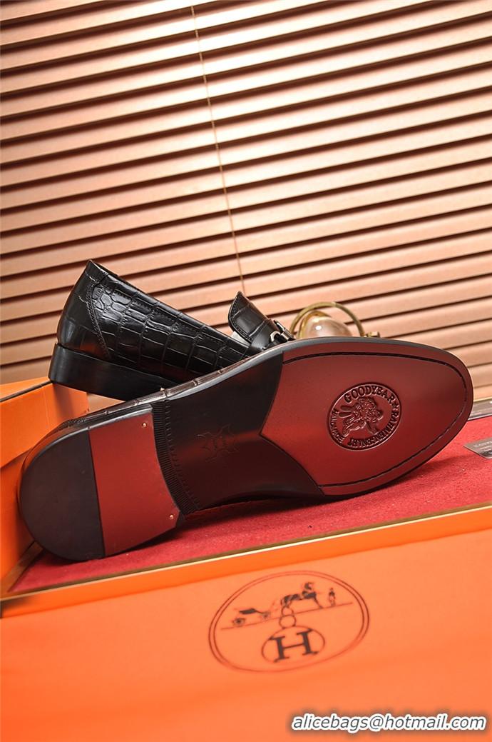 New Style Hermes Leather Shoes For Men #717562