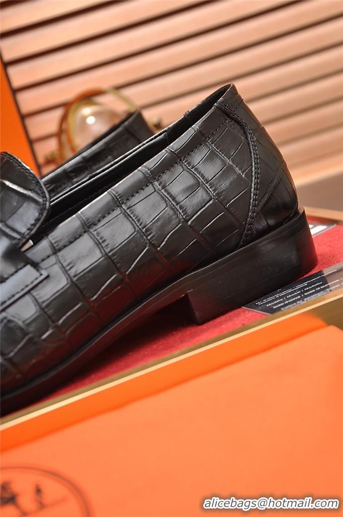 New Style Hermes Leather Shoes For Men #717562