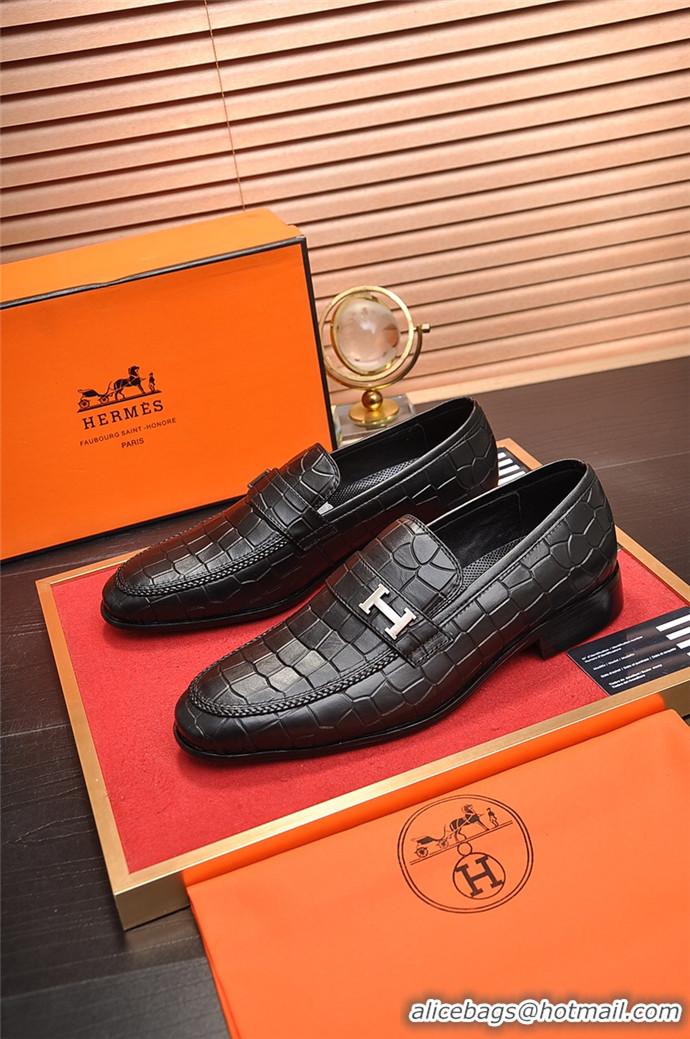 Top Quality Hermes Leather Shoes For Men #717563