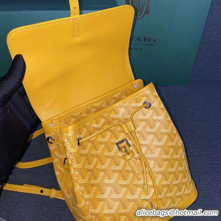 Inexpensive Goyard Original Alpin Backpack Mini G8710 Yellow