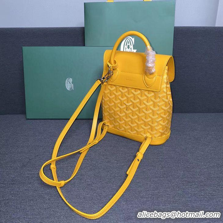 Inexpensive Goyard Original Alpin Backpack Mini G8710 Yellow