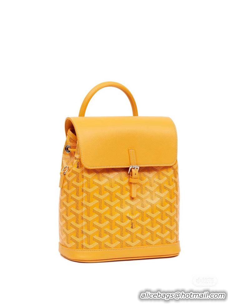 Inexpensive Goyard Original Alpin Backpack Mini G8710 Yellow