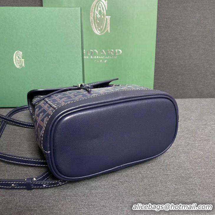 Best Price Goyard Original Alpin Backpack Mini G8710 Navy Blue