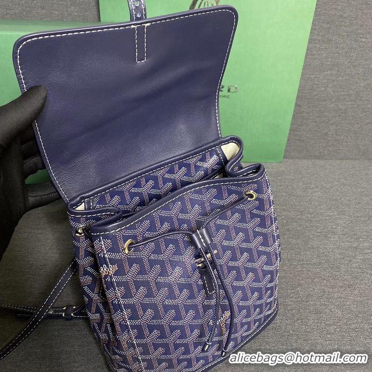 Best Price Goyard Original Alpin Backpack Mini G8710 Navy Blue