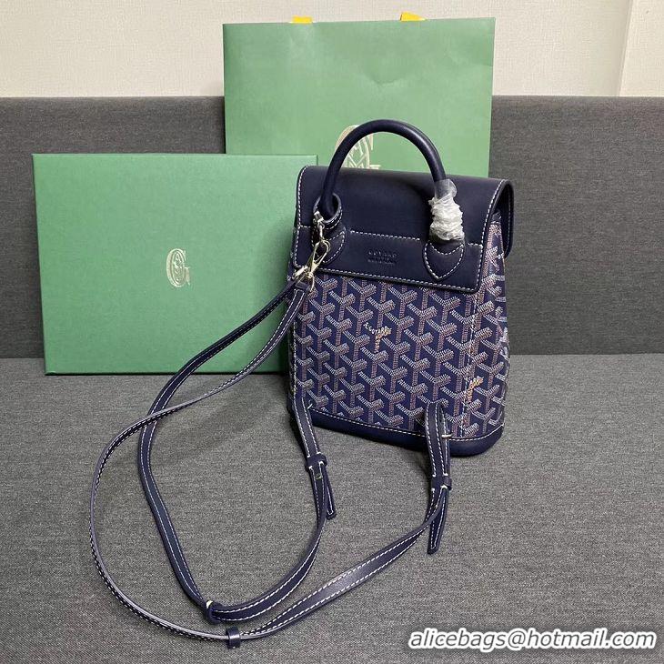 Best Price Goyard Original Alpin Backpack Mini G8710 Navy Blue