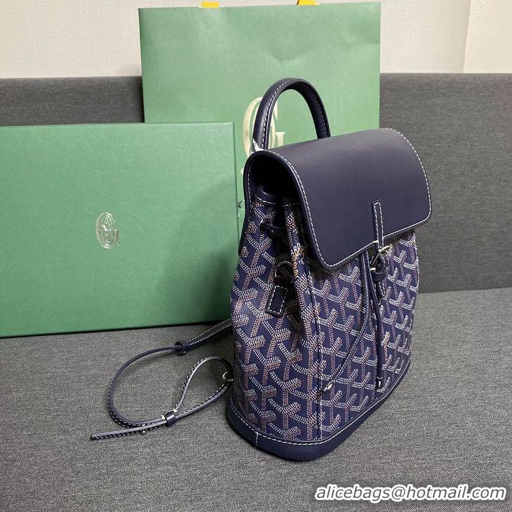 Best Price Goyard Original Alpin Backpack Mini G8710 Navy Blue