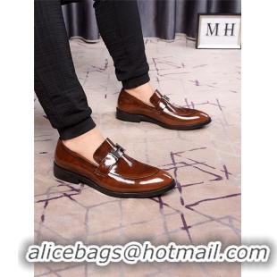 Elegant Hermes Leather Shoes For Men #718938