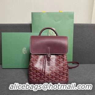 Cheap Design Goyard Original Alpin Backpack Mini G8710 Burgundy