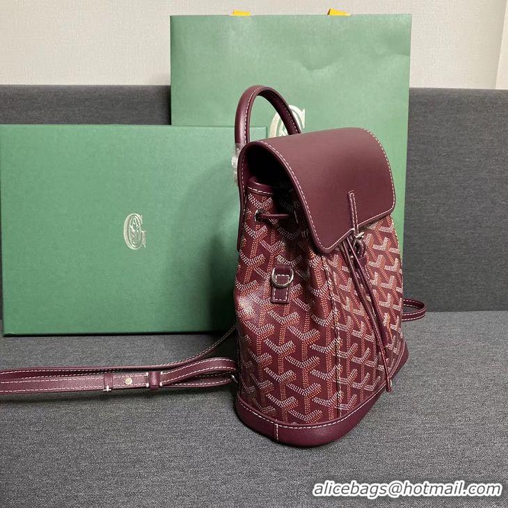 Cheap Design Goyard Original Alpin Backpack Mini G8710 Burgundy