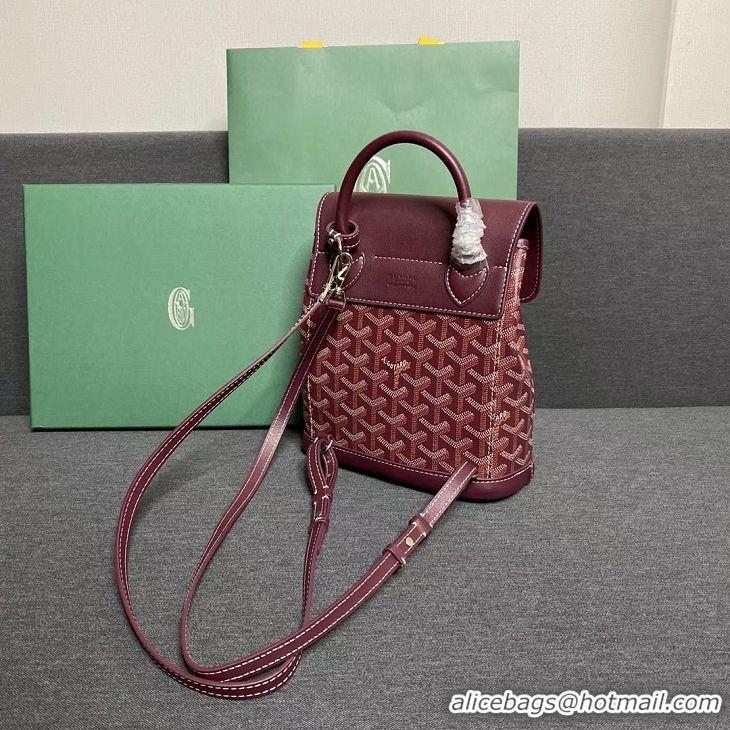 Cheap Design Goyard Original Alpin Backpack Mini G8710 Burgundy