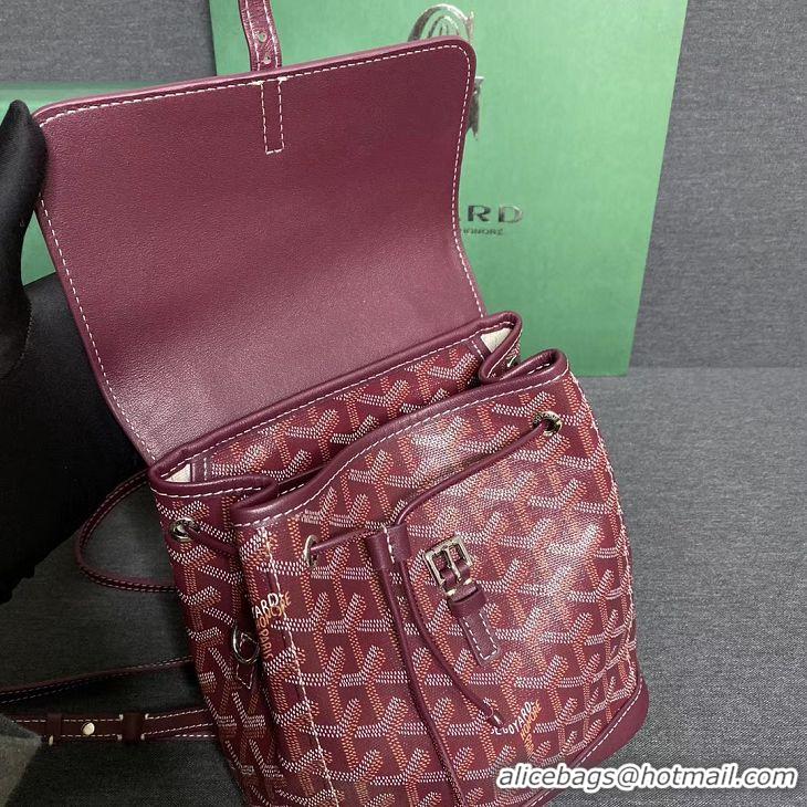 Cheap Design Goyard Original Alpin Backpack Mini G8710 Burgundy