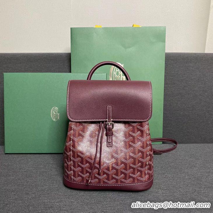 Cheap Design Goyard Original Alpin Backpack Mini G8710 Burgundy