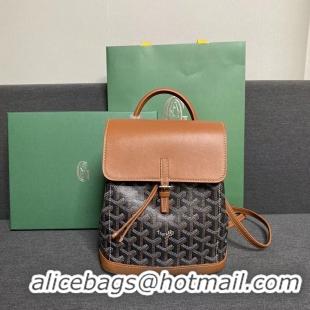 Discount Goyard Original Alpin Backpack Mini G8710 Black And Tan