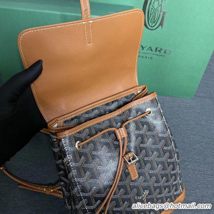 Discount Goyard Original Alpin Backpack Mini G8710 Black And Tan