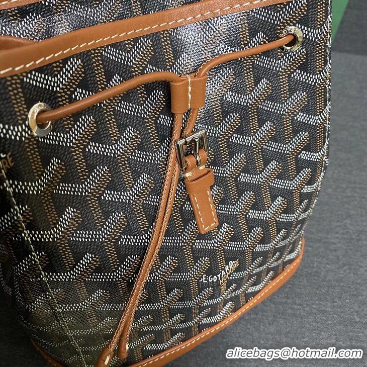 Discount Goyard Original Alpin Backpack Mini G8710 Black And Tan