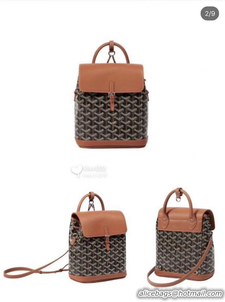 Discount Goyard Original Alpin Backpack Mini G8710 Black And Tan