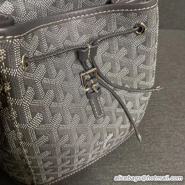 Free Shipping Goyard Original Alpin Backpack Mini G8710 Dark Grey