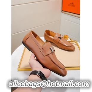 Stylish Hermes Leather Shoes For Men #723039