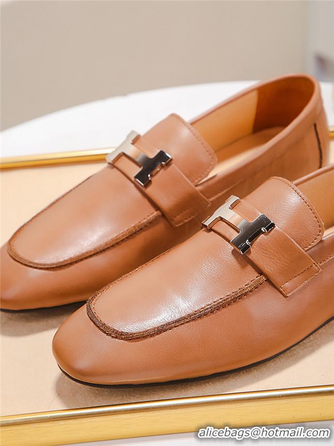 Stylish Hermes Leather Shoes For Men #723039