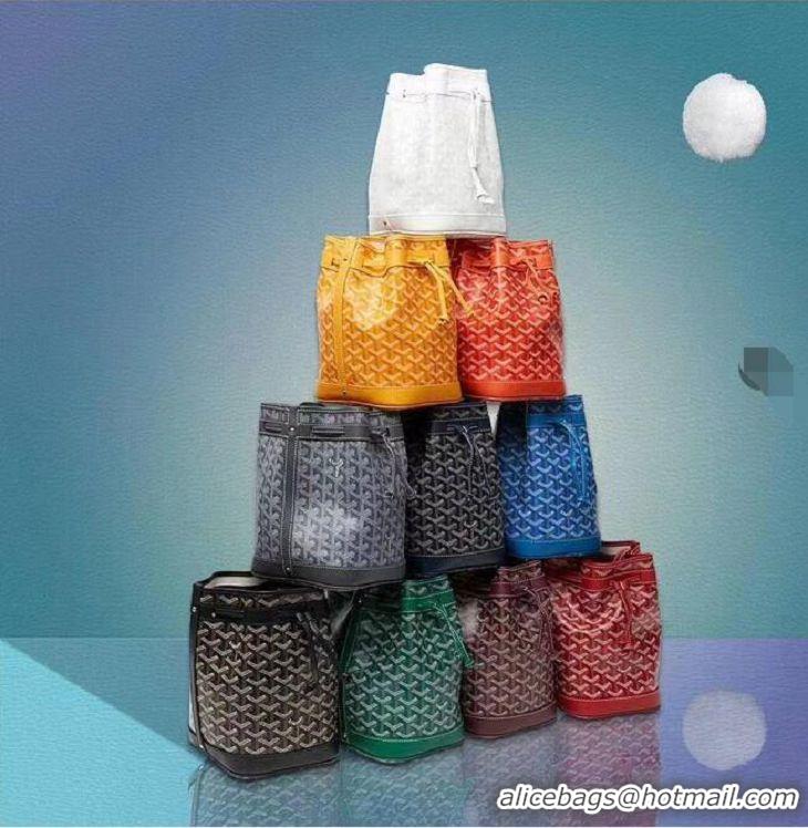 Top Grade Goyard Original Petit Flot Small Bucket Bag G8715 White