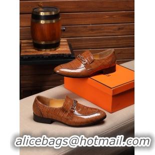 Low Price Hermes Leather Shoes For Men #731224